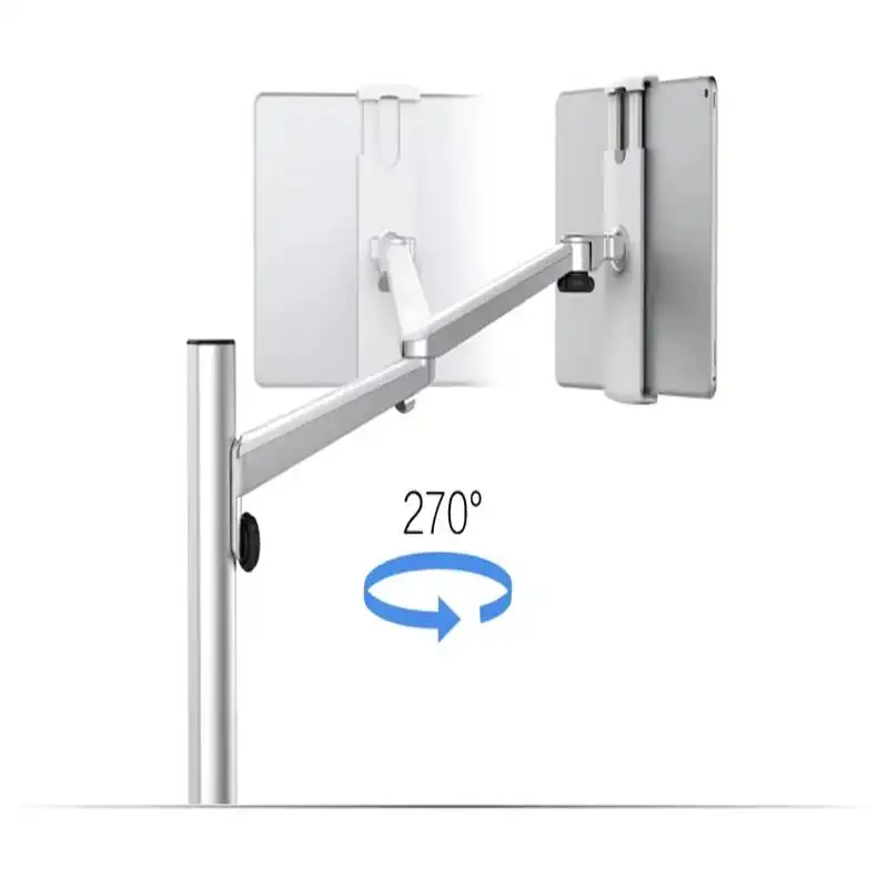 Tripod portable holder mobile phone foldable cellphone metal aluminium notebook riser stand adjustable laptop stand with phone