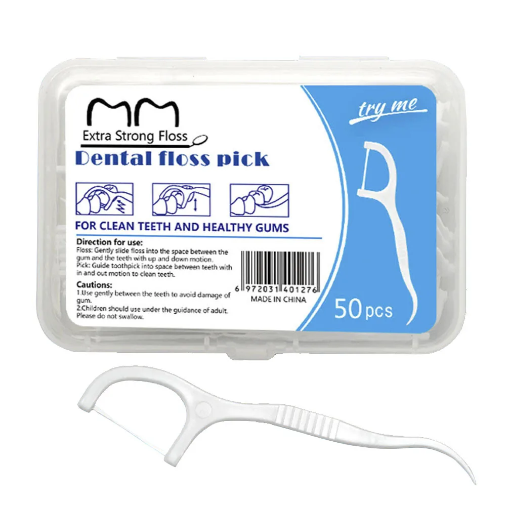 Professional Clean Safety Dental Floss Convenience Dental Flosser Picks For Teeth Cleaning