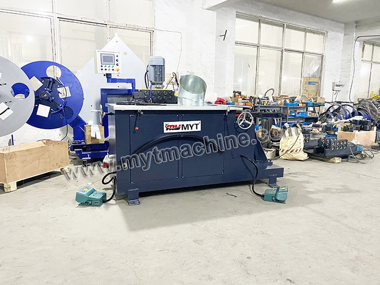 MYT-1000 Electric elbow making machine with manual round elbow flanging forming for round pipe making