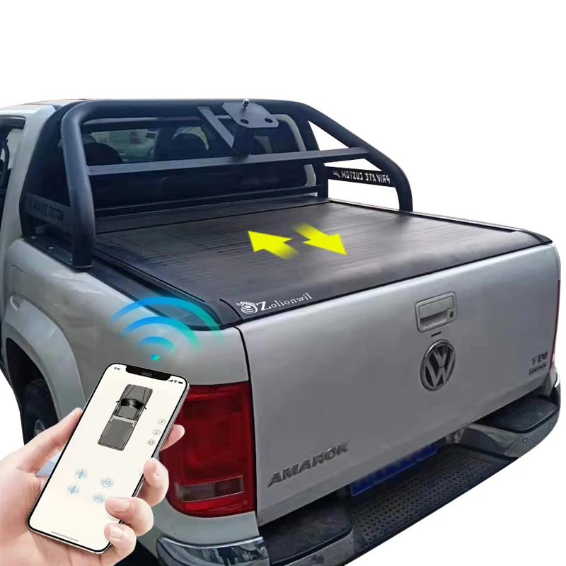 Zolionwil Waterproof 4x4 Electric Roll up Truck Bed Tonneau Covers For VW AMAROK
