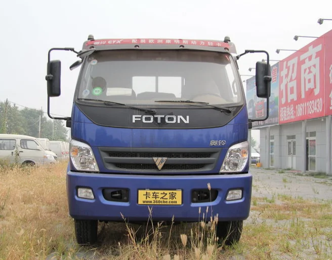 FOTON EURO III 10 Tons Load Capacity 6 Wheels Cargo Truck 141horsepower Diesel Truck Mini Lorry Van Truck With Cummins Engine