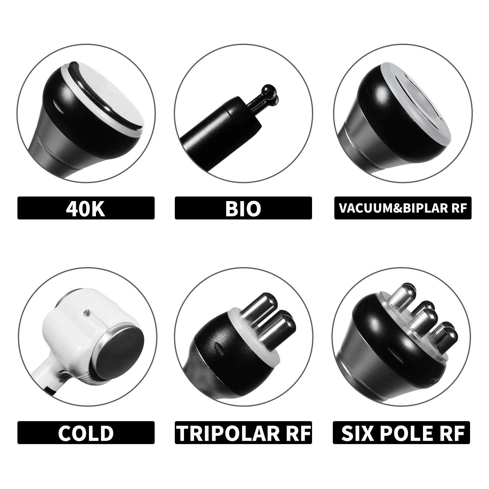 Multifunctional 80K Fat Burner RF Weight Loss Skin Tigenten Device Spa Use 6 in 1 Body Slimming Machine