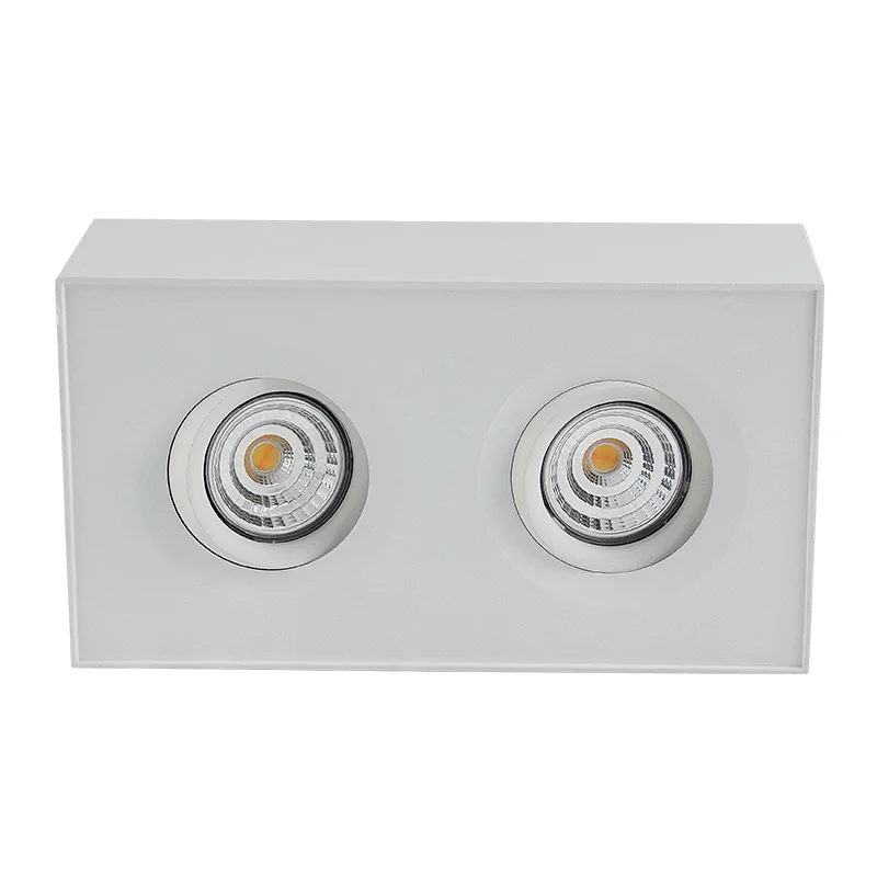 2x9w 18w Newest GYRO Surface Square Rectangle LED downlight