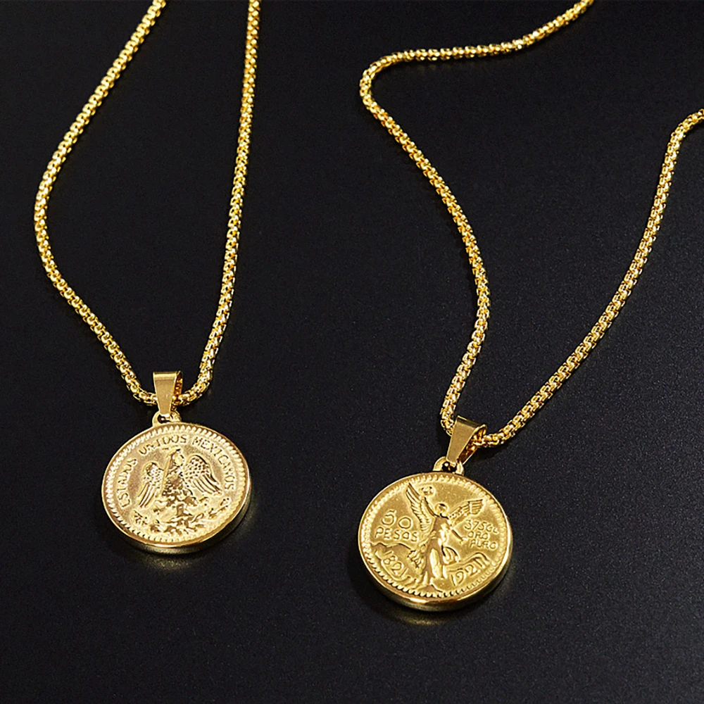 Cheap price stainless steel custom available coin holder pendant