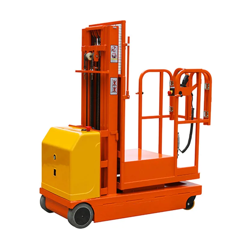 2022 Best Selling 3m 4.5m High Level Man Electric Lift Warehouse Picking Stock Order Picker