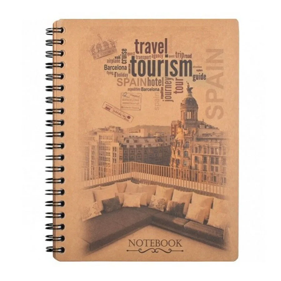 Cheap low price custom kraft paper printing notebook