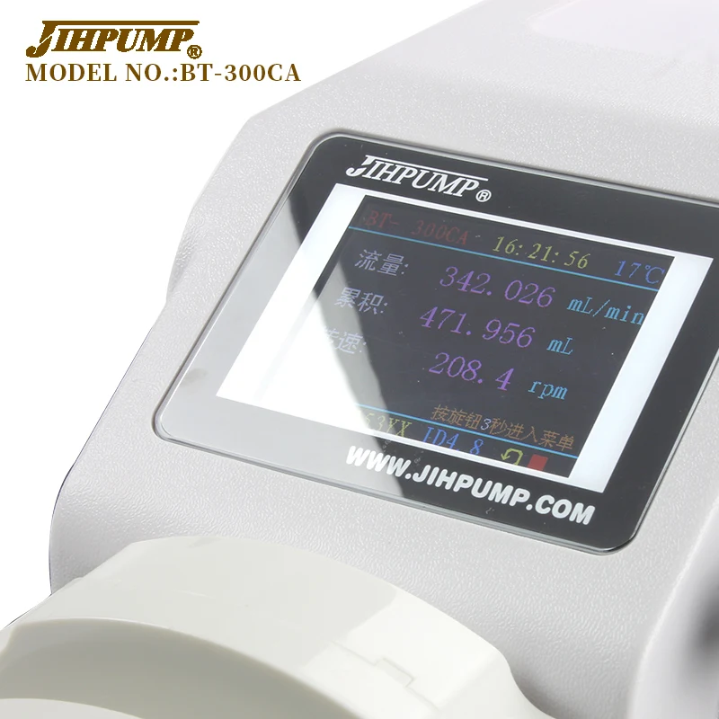 JIHPUMP  rs485 Industrial Peristaltic Pump Dual Multi 2 4 8 Channel Head for Water Liquid Dispensing Dosing