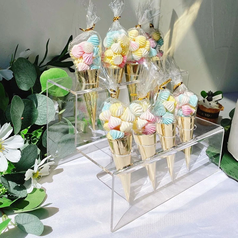 Custom Birthday Acrylic Cake Display Stand Counter Top Display Stand Wedding Cake Display Holder