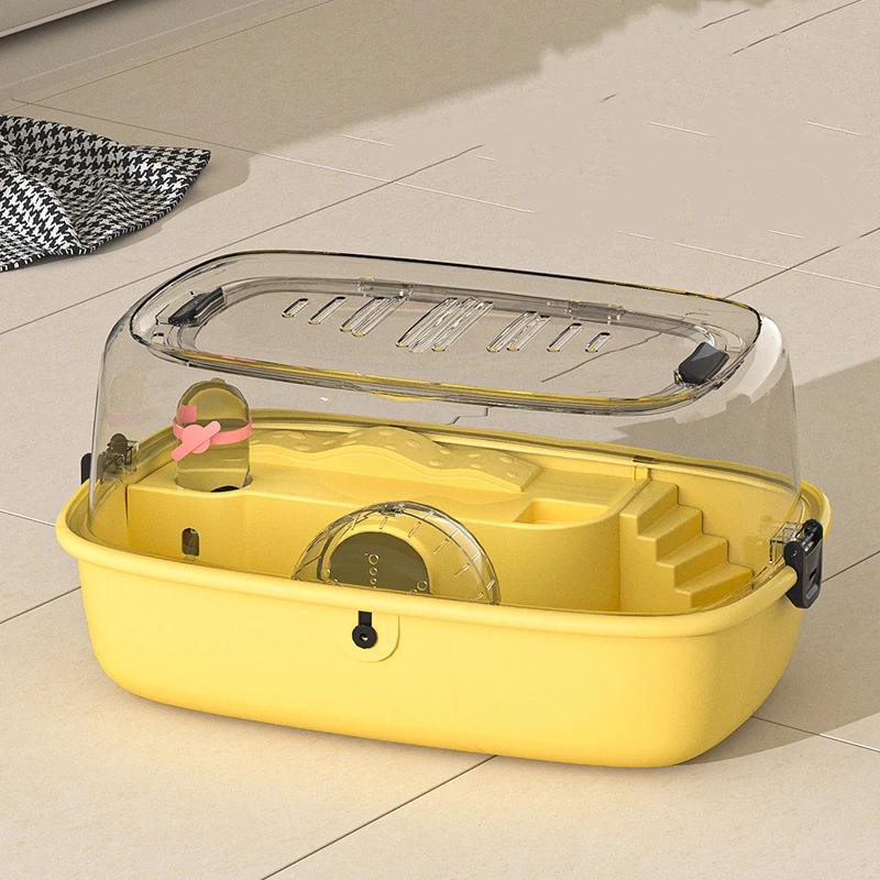 Xianchanpets Hot Sale New Transparent Plastic Luxury Outdoor Guinea Pig Hamster Cage Set With Accessories