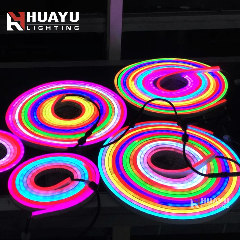 5050 addressable rgb flex led neon strip WS 2812 TM 1914 DC12V DC24V 60/72 LEDs per meter neon 5050 LED Strip
