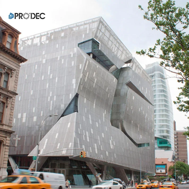 alucobond cnc perforated 3d aluminum wall cladding decorative metal facade wall panel exterior