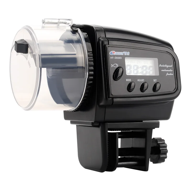 Practical Adjustable Outlet Aquarium Tank Auto Food Timer Fish Tank Feeding Dispenser Automatic Fish Feeder