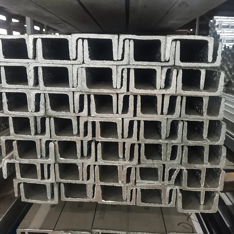 ASTM Cold Rolled Galvanized Steel U Channel Popular Type Steel Profile Factory Price Zinced Metal U channels