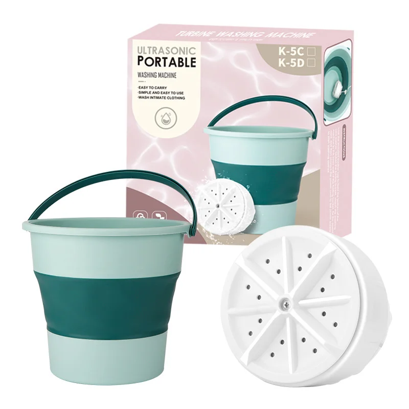 Home Travel Dormitory Laundry Machine Electric Portable Mini Turbine Washing Machine with Single Tub