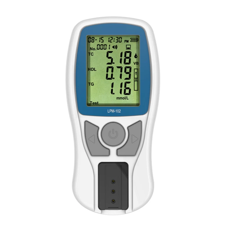 Blood Lipid Analysis Meter For Lipid  Test TC, TG, HDL and TC/HDL