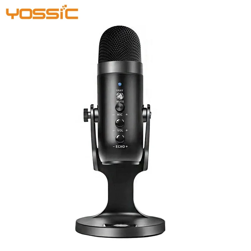 Профессиональный конденсаторный usb-микрофон Yossic для игр