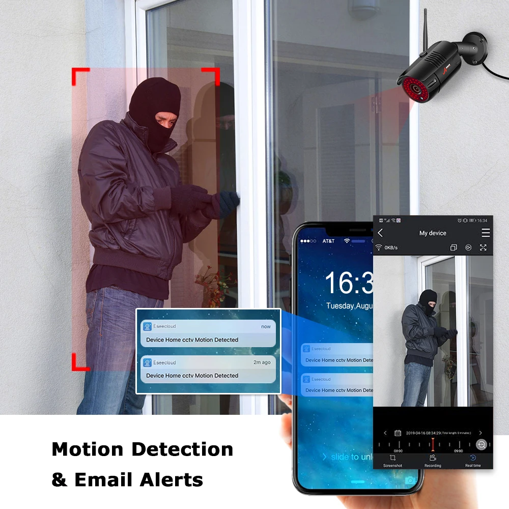 Новый трендовый продукт 2020 anran 3mp bullet camera kit full hd 4ch 1536p беспроводная камера охранная система