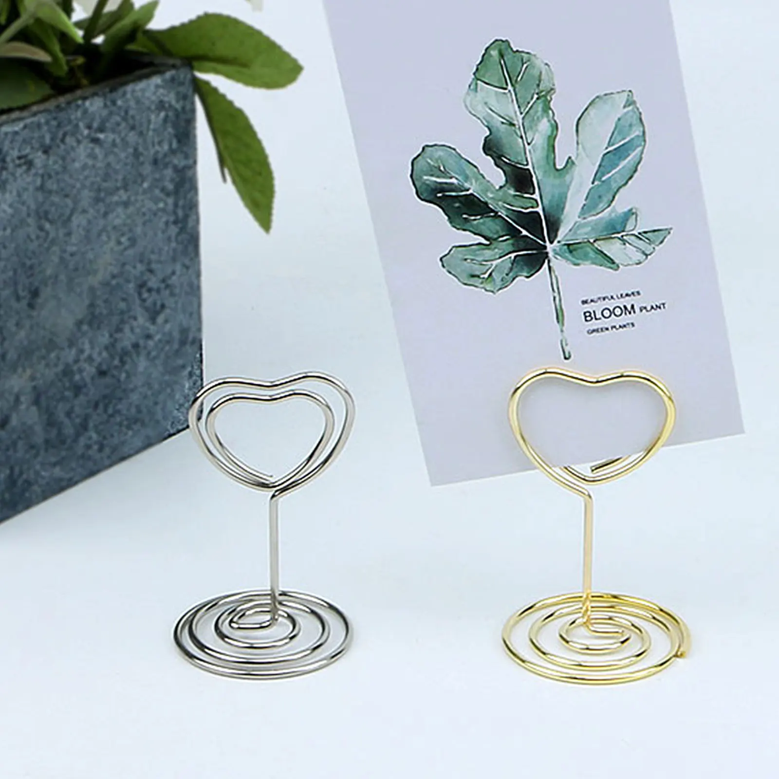 YS2001a Лидер продаж на Amazon, держатели для карт с именами, фото, меню, зажимы для записей, настольные держатели для номеров, держатели для карт