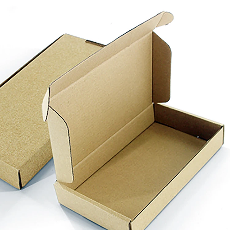 Custom Design Printed Brand Name Logo Corrugated Paper Custom Logo Mailer Foldable Gift Packaging Box Shipping Box Paper Boxes