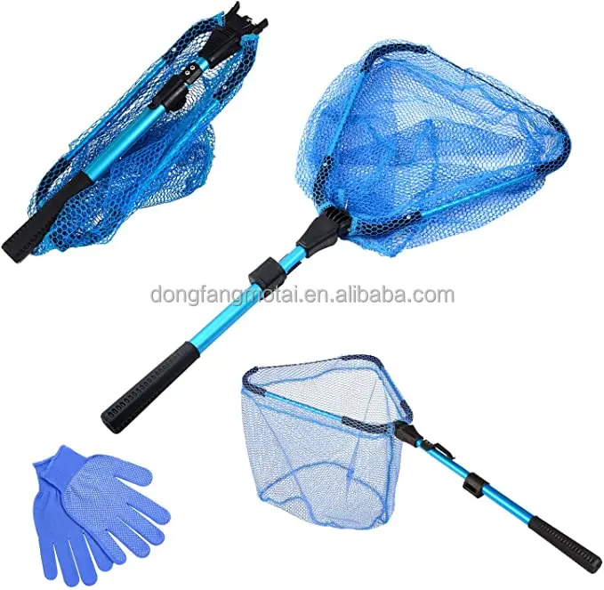 High Quality Hand-Copied Landing Net Made in China Foldable and with High Bearing Capacity