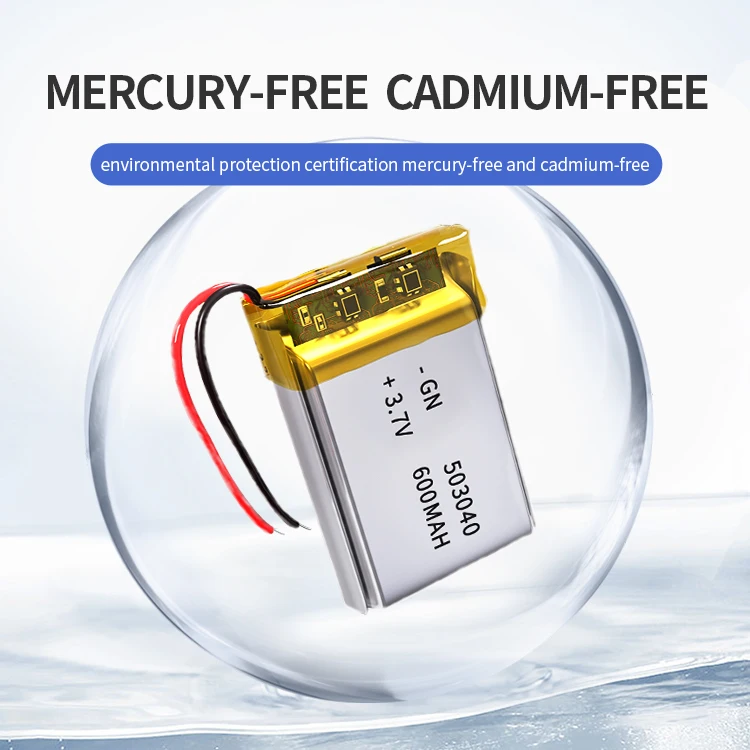 Wholesale 503040 lipo rechargeable battery 3.7v li-polymer battery 600mah 503040 lithium polymer battery