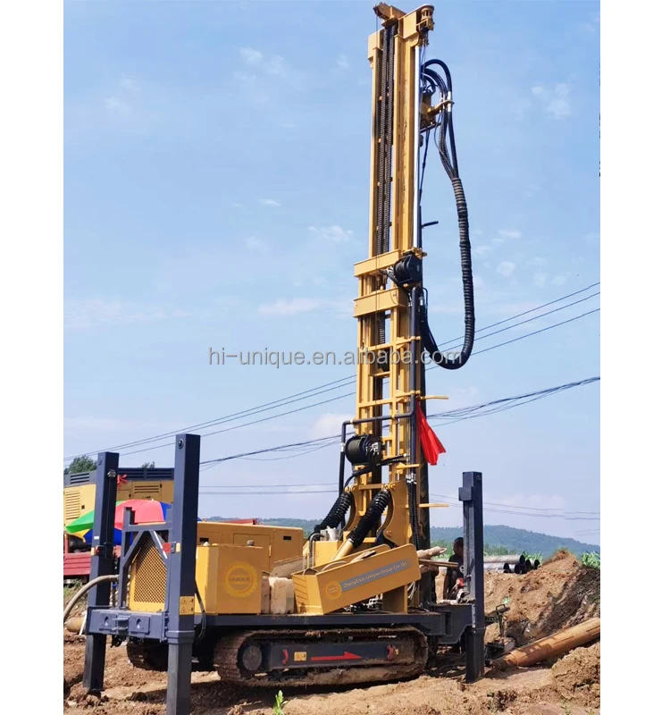 400m Deep Crawler Portable Water Well Drilling Rig Machine Prices For Sale