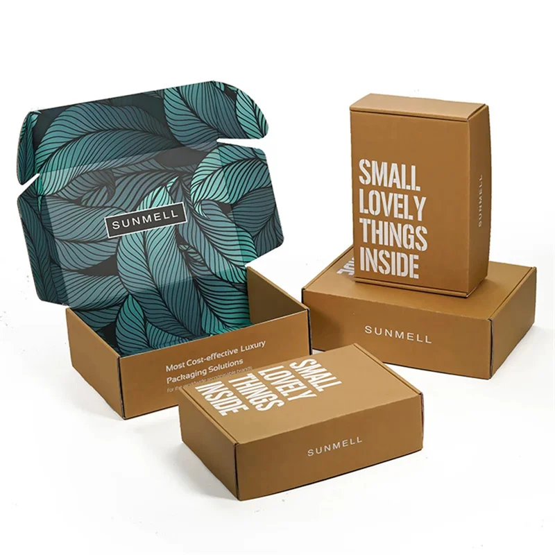 PackFancy Kraft Mailer Boxes Recycled Cardboard Printed Box