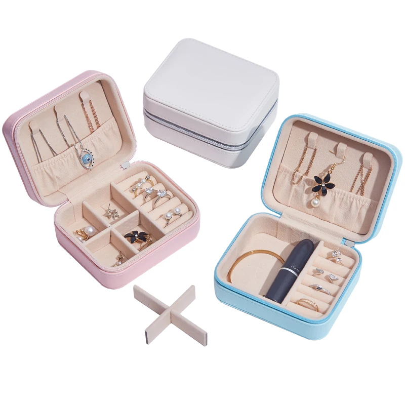 Custom Earring Bracelet Packaging Jewellery Organizer Jewlery Case Jewelery Storage Small Jewerly Gift Travel Pink Jewelry Box