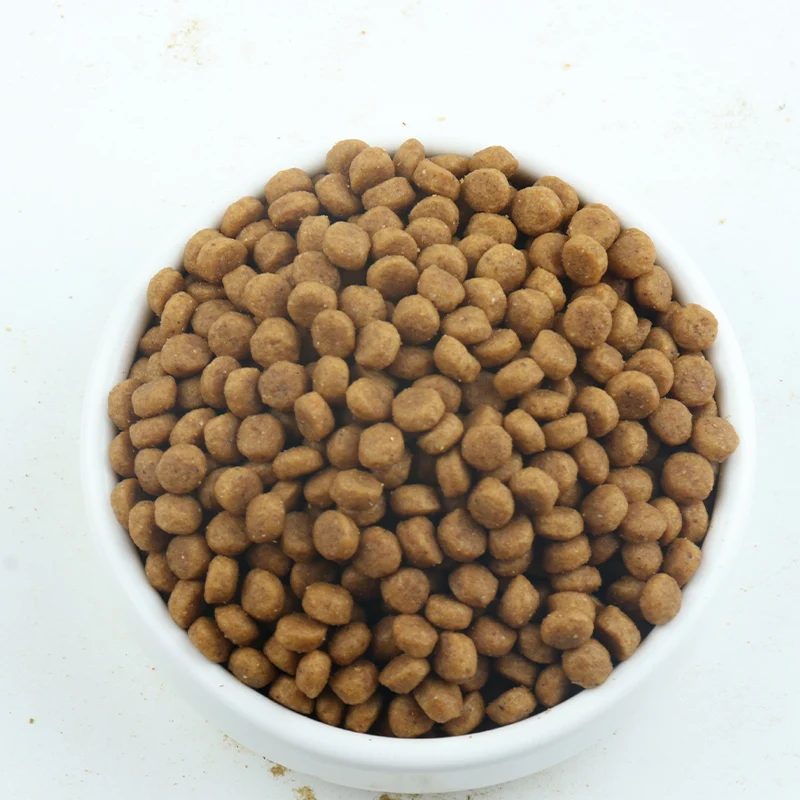 OEM ODM Chinese Low Price private label  Pet Food circular Shapes Adult Dry Pet Dog Food