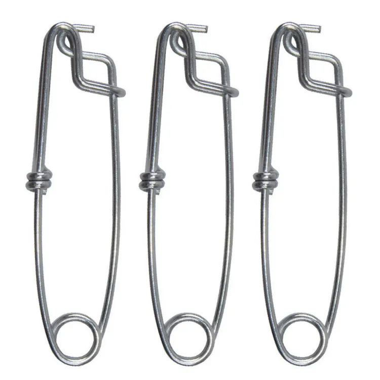 Long Line Clips Stainless Snap Swivel Long line Branch Hanger Tuna Clip New