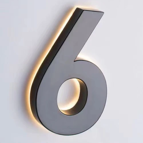 CE& listed backlit led signs house number led 3d letters signboard lighted sign for company logo