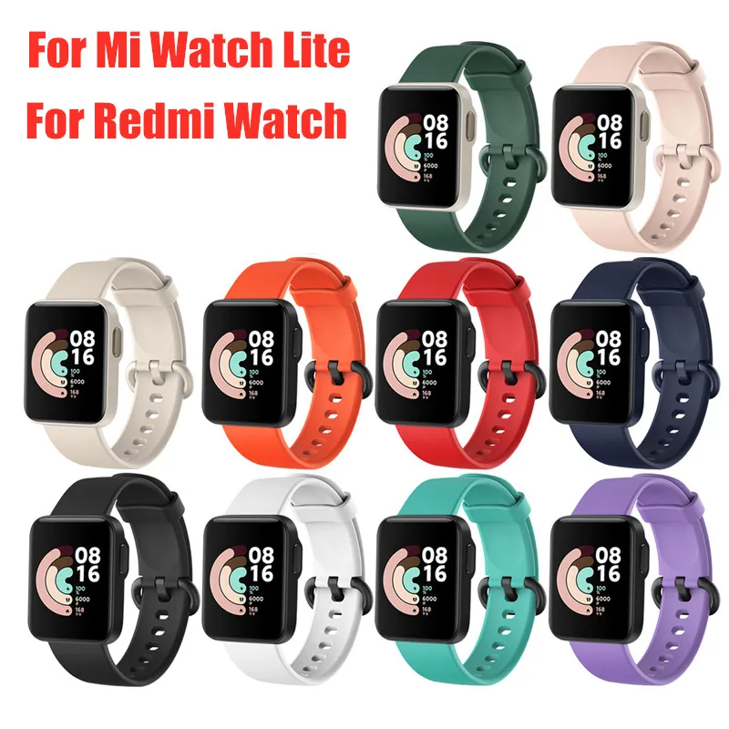 Strap For XiaoMi Mi Watch Lite Strap Global Version Replacement Sport Soft Bracelet For XiaoMi Redmi Watch Belt Wrist Strap