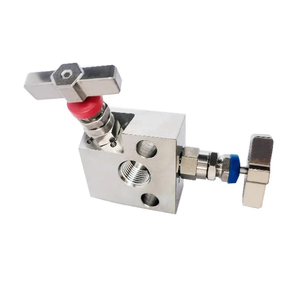 Flat Type High Pressure Flange Integrated Instrument Transmitter 2-Valve Manifold