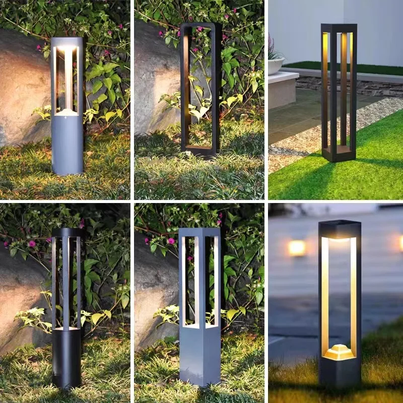 Waterproof and rust-proof solar lawn light Motion sensor LED light Square Park Villa Courtyard Hotel Clubhouse landscape light