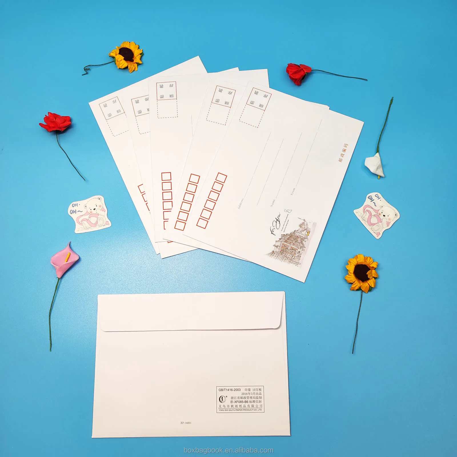 Good Quality Customize Thick Protected Tissue Paper File Envelope Receipt Small Postage Printed A4 B5 Paper Envelope With Window