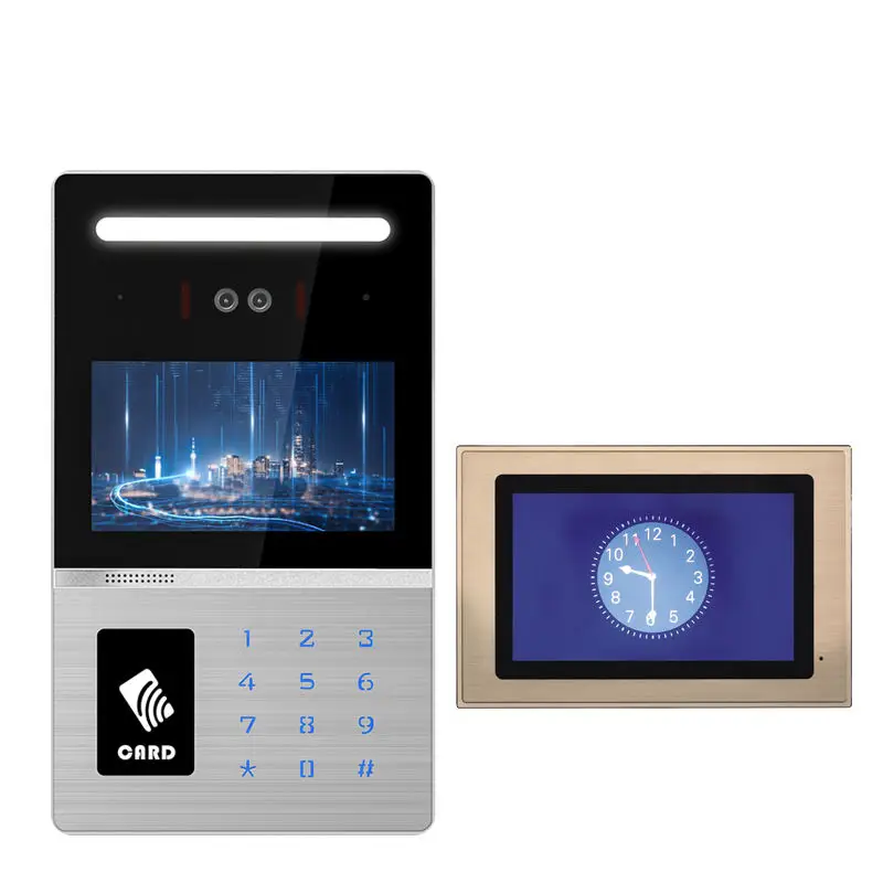 Special hot selling Sip phone building intercom doorbell 6 unit apartment intercom system video apartment door phone access