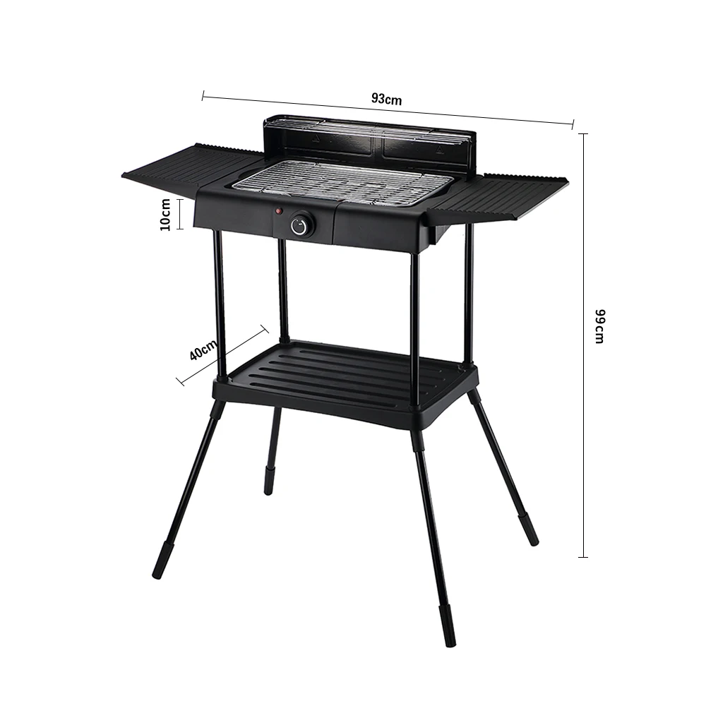 
Indoor / Outdoor STAND Electric BBQ Grill BQ1703XL-SWGF with 2200 - 2400 WATT FOR EU MARKET WITH CE,EMC,LVD,GS,LFGB 