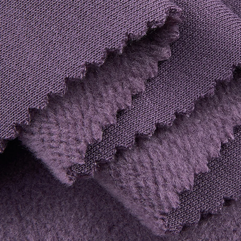 Best-selling Hoodie Fabric Material Wool Sherpa Fleece for Blanket Hoodies 400gsm Cotton