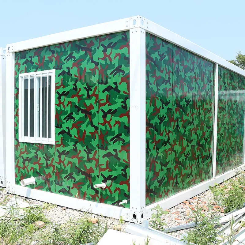 Fast Build Prefab House Small Tiny Container Home Office Modular Folding Container House  Modern Hotel