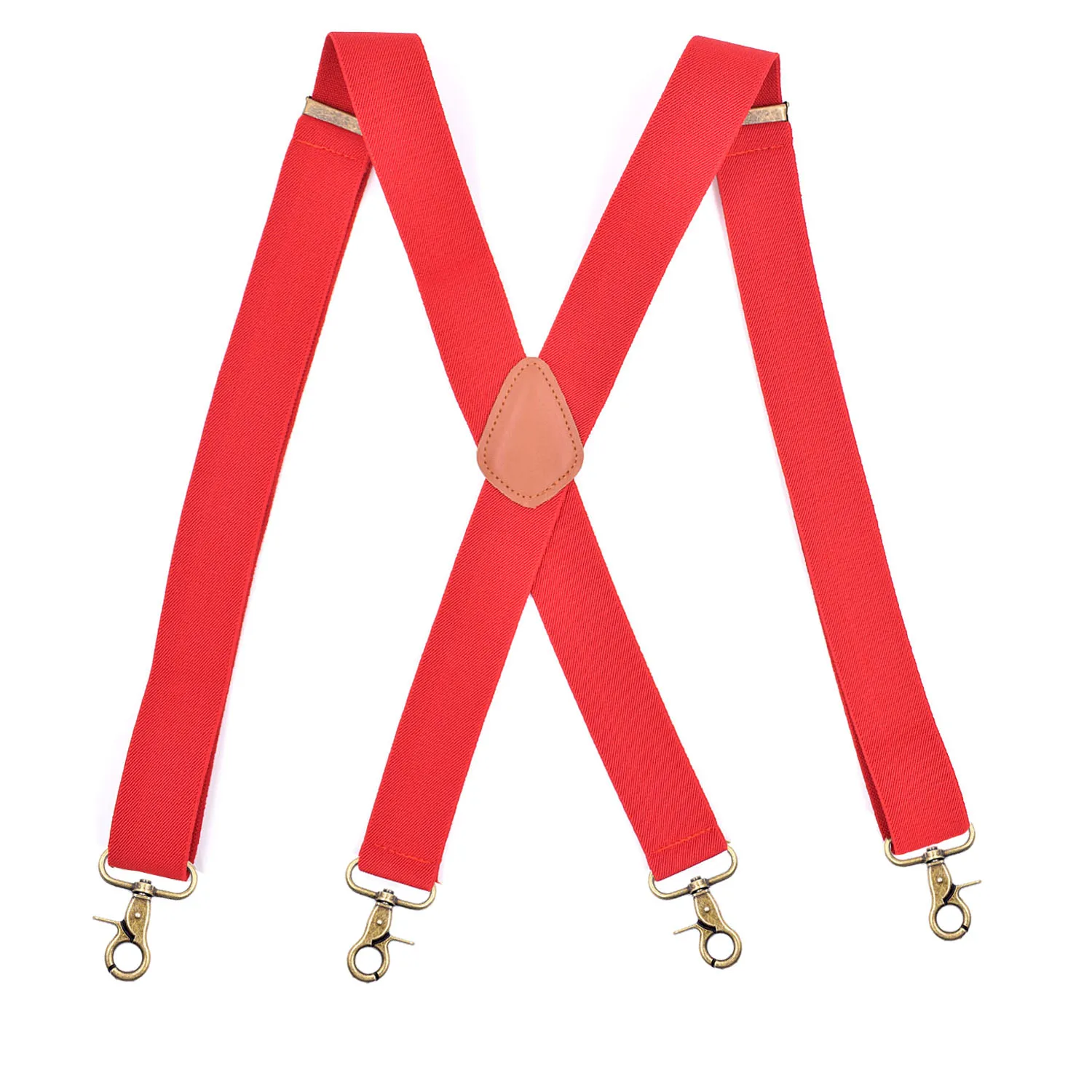 Fashion New Style X Back Suspenders Unisex High Quality Hooks Clips Suspenders