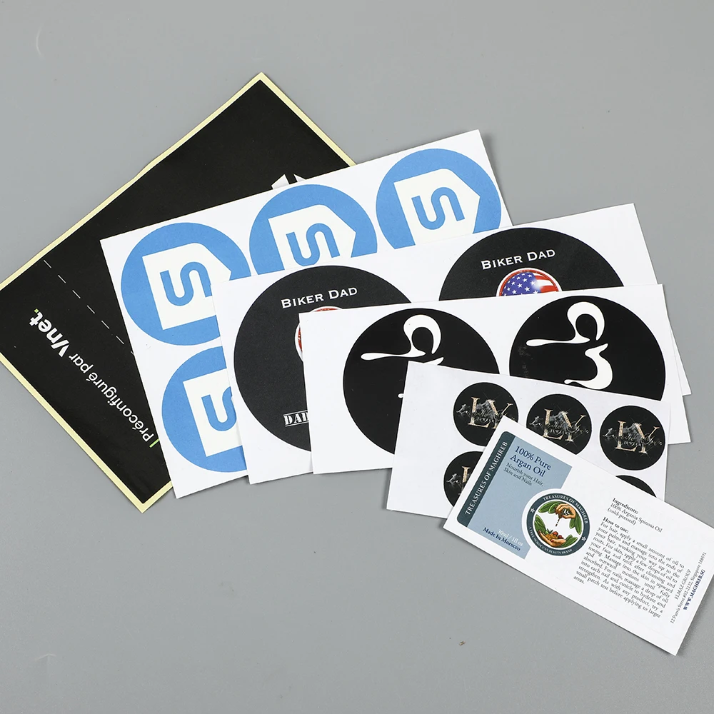 free shipping waterproof aesthetic attractive design custom stickers