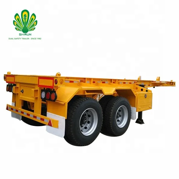 
Fuwa axle gooseneck skeleton container trailer for sale 