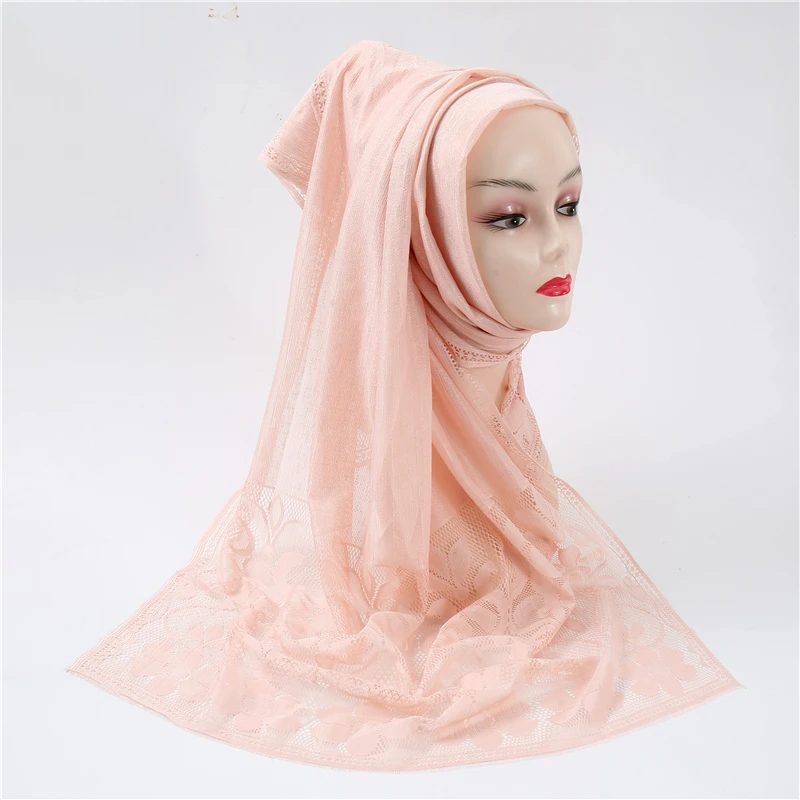 2021 New Women Jersey Scarf Soft Plain Cotton Instant Hijab Shawls and Wraps foulard femme muslim Hijabs Ready To Wear Headscarf