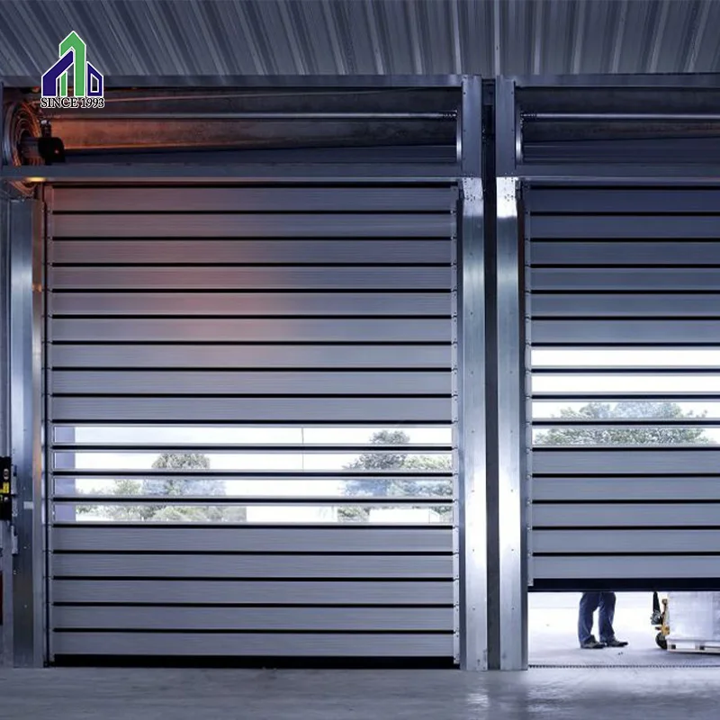 Jianda Manufacturing plant shutter door high speed industrial automatic rapid door aluminum spiral high speed door