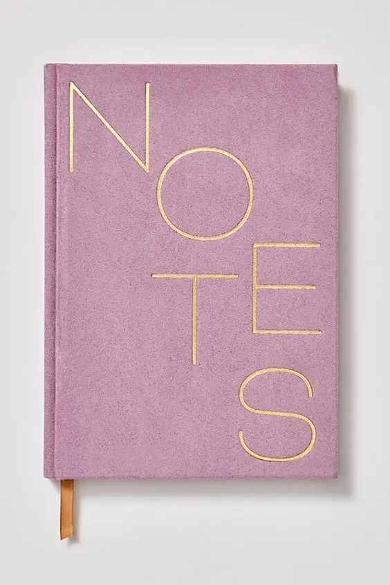 linen fabric cover journal