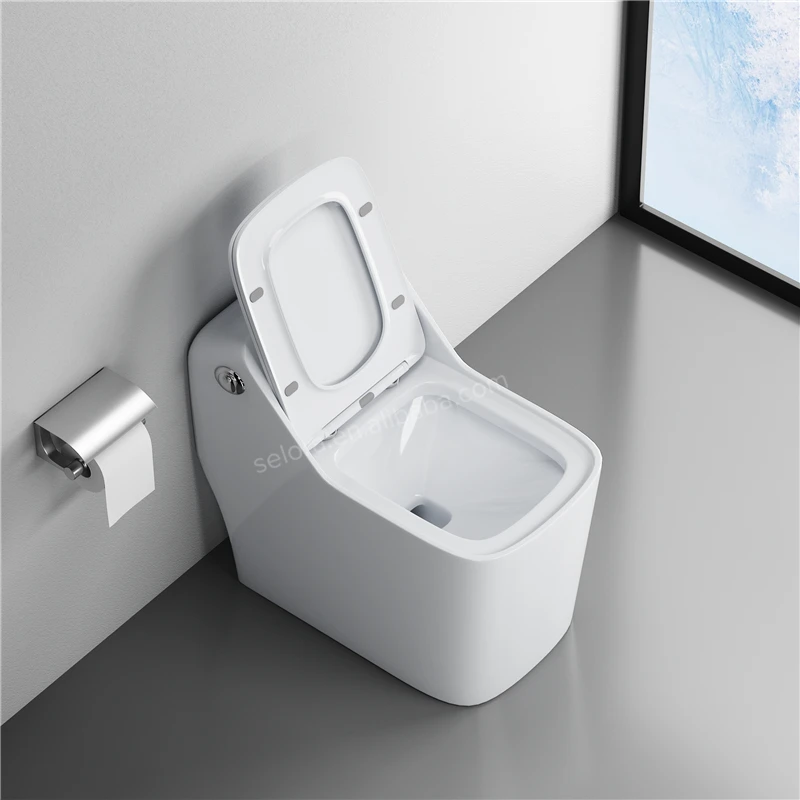 Modern Asian Chinese sanitary ware ceramic wc toilet commode s-trap one piece toilet bowl