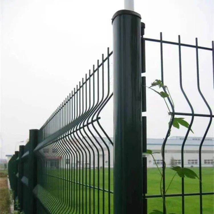 Wholesale High Quality PVC Coated 6x6 Curvy 3D Garden Wire Mesh Fence Panel Concrete Reinforcing Welded Security Type Metal
