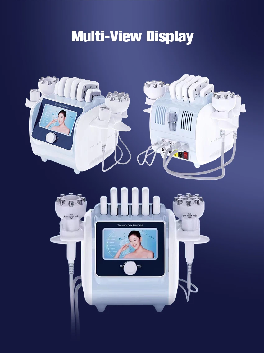 5 in 1 40k Radio frequency cavitation skin tightening ultrasound Laser Lipolaser Body Molding Massage slimming machine