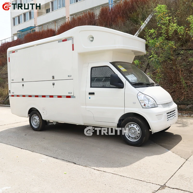 New Caravan Fast Food Car Mobile Kitchen Coffee House Ice Cream Hot Dog Gas Petrol Cart Gasoline Food Truck