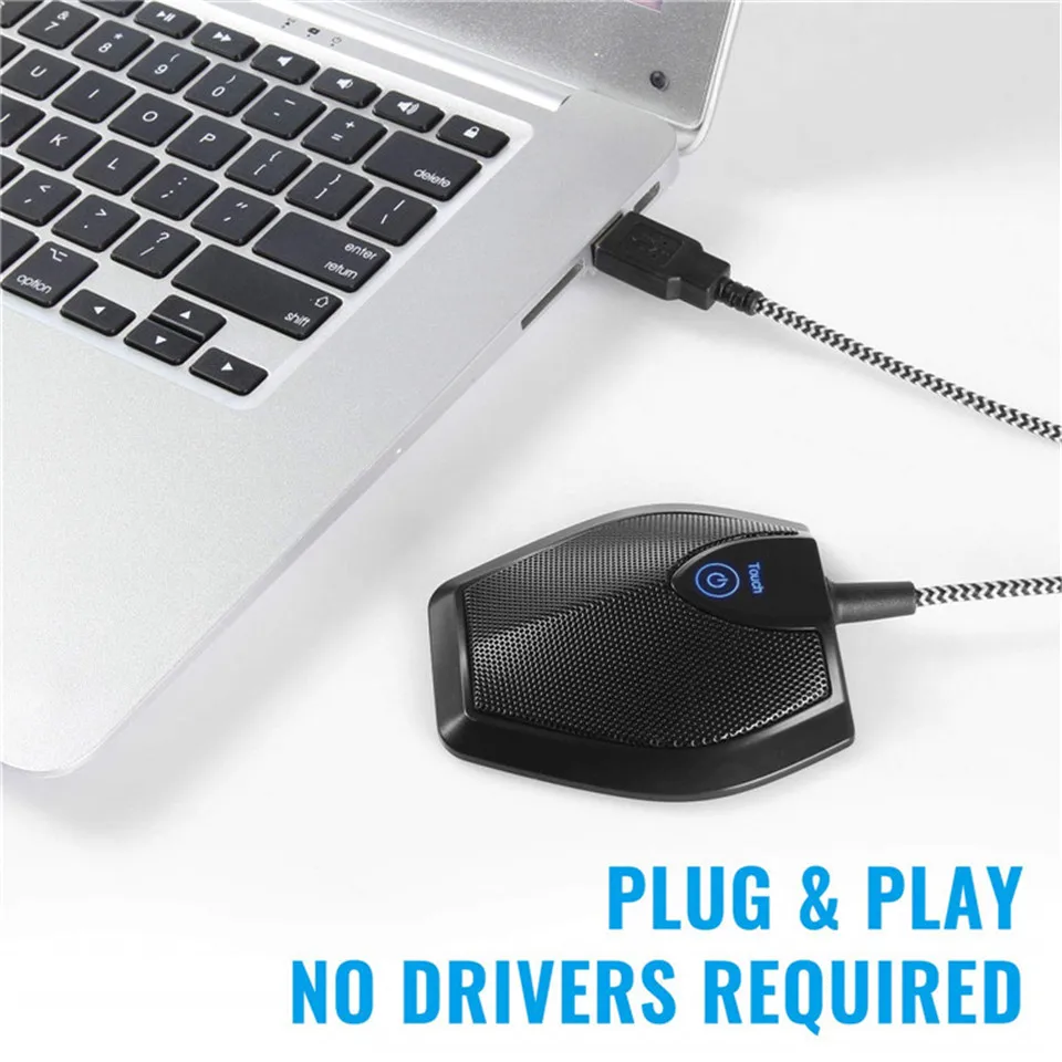 Mute Button Usb Conference Microphone G11 Boundary Microphone